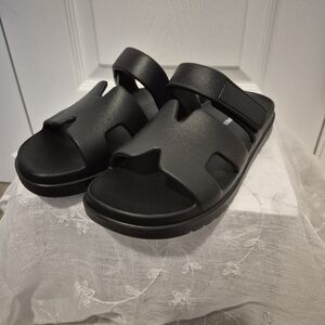 No Boundaries Black Women's Sandals